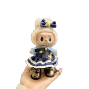 Blue Belle Dress – Elegant Fairytale Outfit for 17cm Dolls