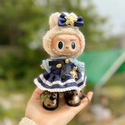Blue Belle Dress – Elegant Fairytale Outfit for 17cm Dolls