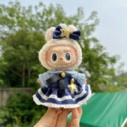 Blue Belle Dress – Elegant Fairytale Outfit for 17cm Dolls