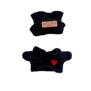 Blue Button – Bear Hat & Button Sweater Set