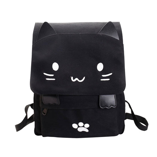 Kawaii Black Neko Backpack