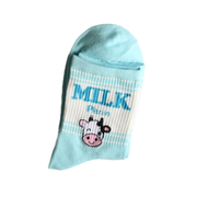 Kawaii Fruit Milk Ankle Socks