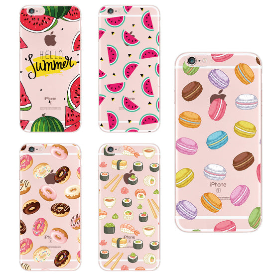 Transparent Foodie Phone Case