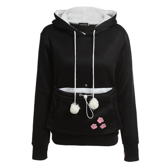 Casual Animal Kangaroo Pocket Hoodie