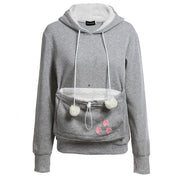 Casual Animal Kangaroo Pocket Hoodie