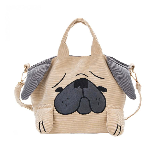 Cute Pug Tote Bag